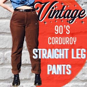 🦇VINTAGE🦇 90’s corduroy wide leg pants